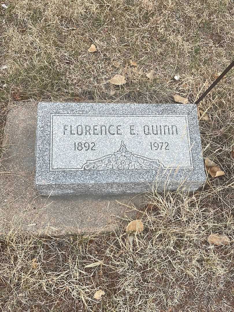 Florence E. Quinn's grave. Photo 2