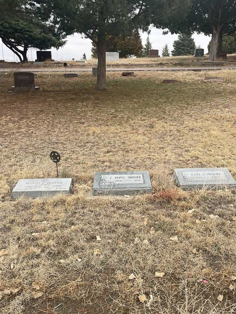 Joseph P. Imherr's grave. Photo 3