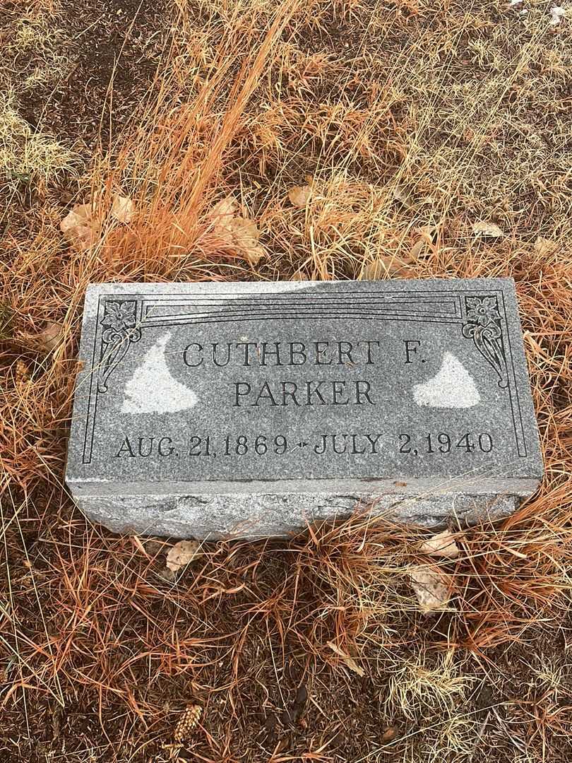 Cuthbert F. Parker's grave. Photo 2