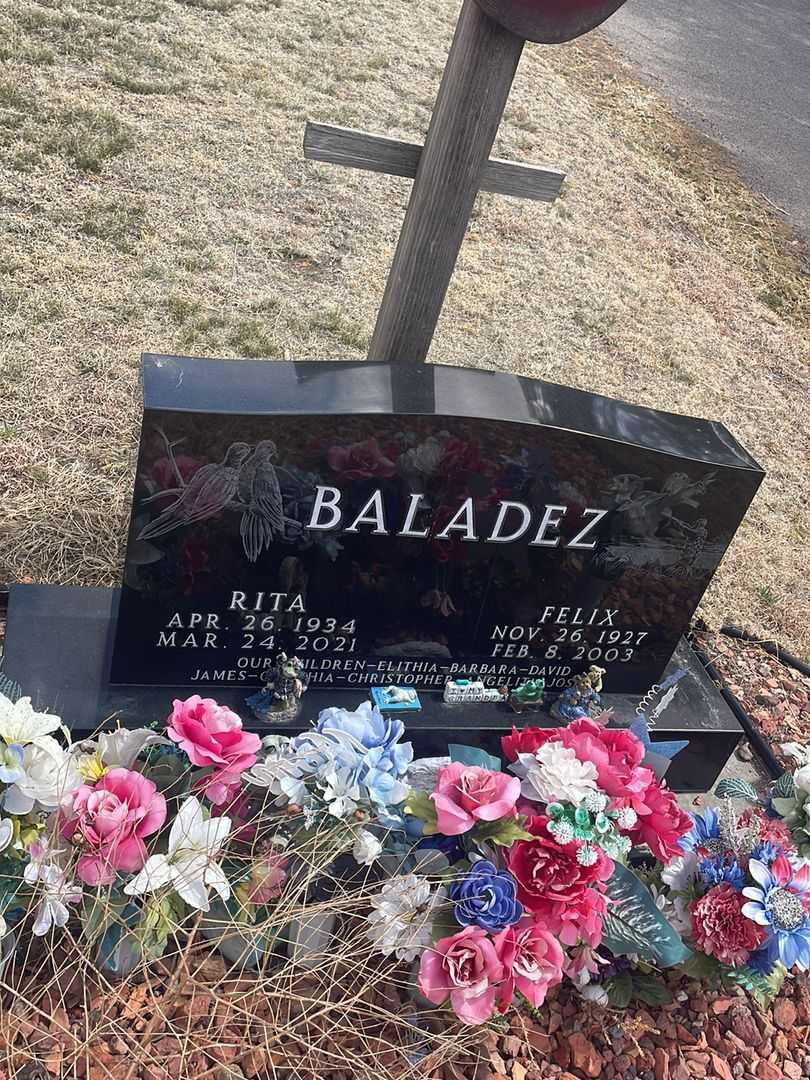 Rita Baladez's grave. Photo 2
