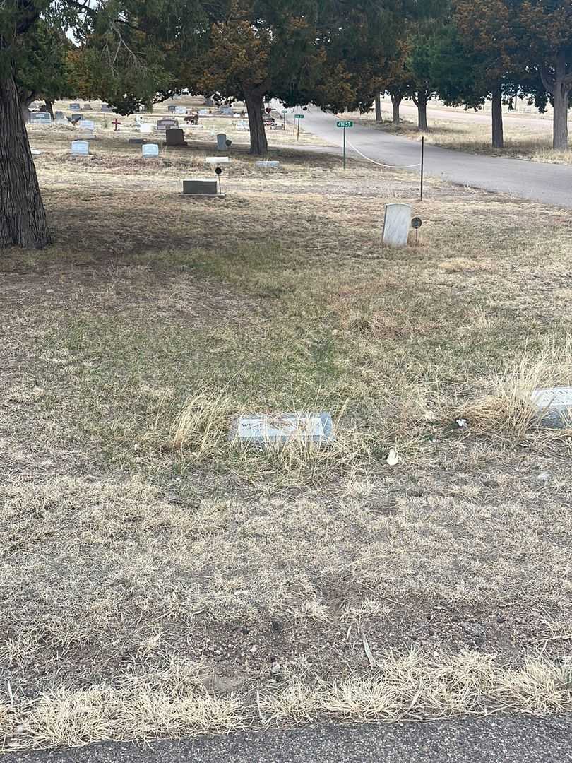 Wesley J. Walker's grave. Photo 1