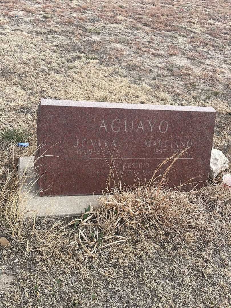 Marciano Aguayo's grave. Photo 2
