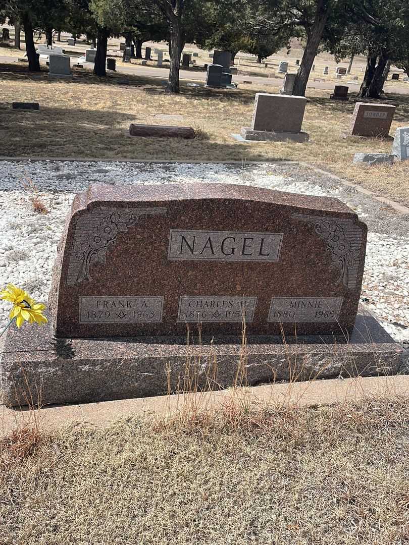Frank A. Nagel's grave. Photo 2