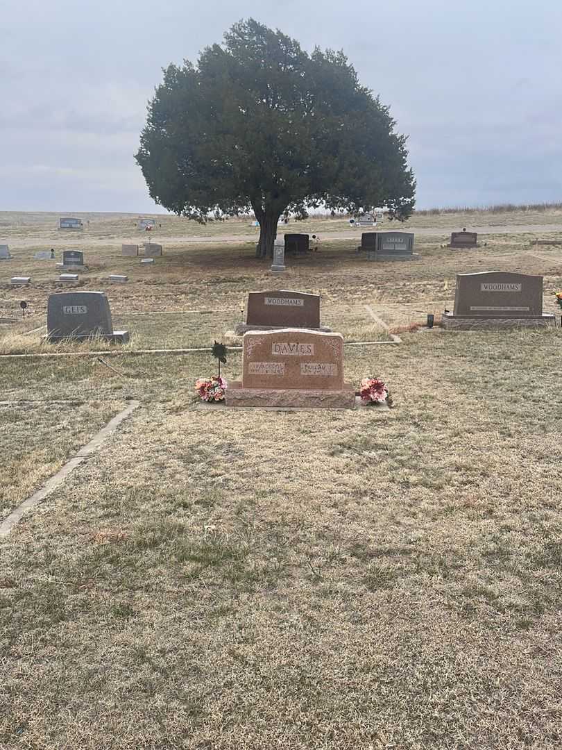 Frances J. Davies's grave. Photo 1