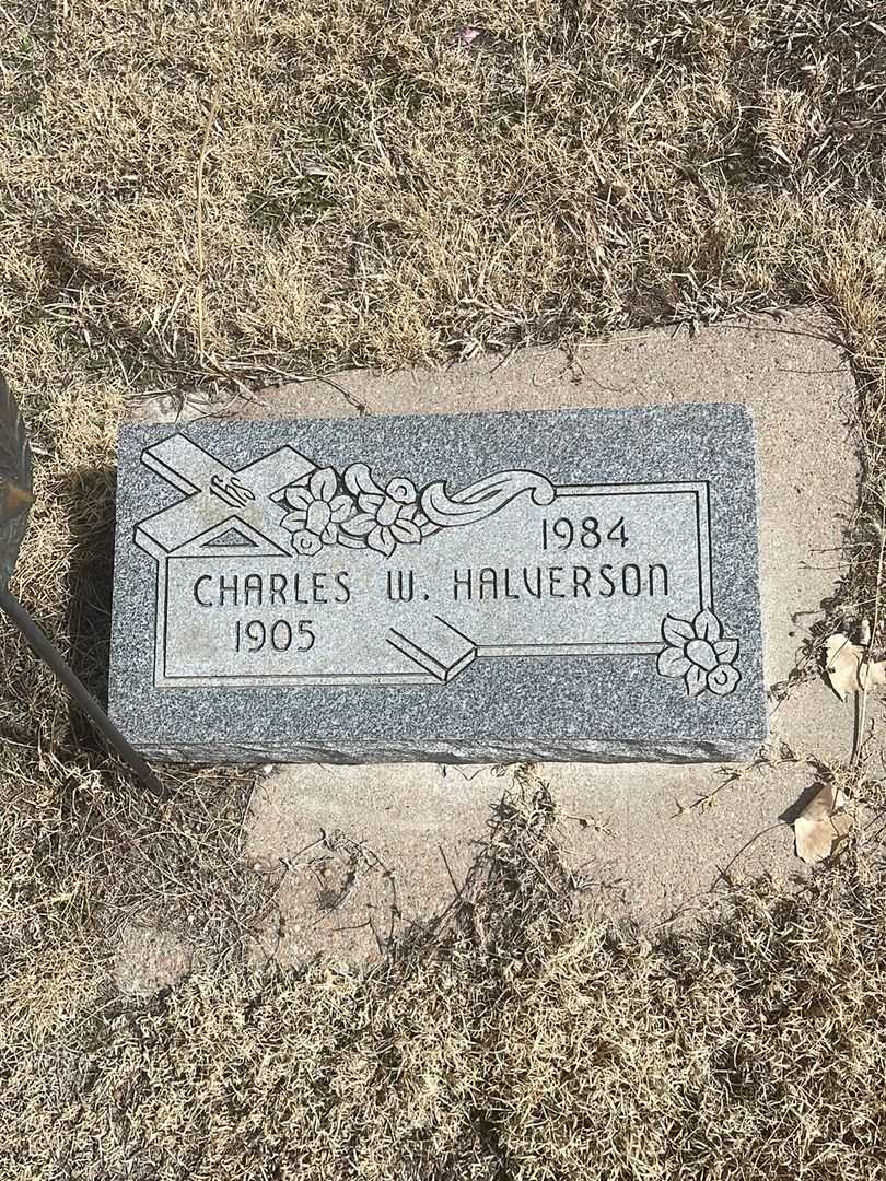 Charles W. Halverson Senior's grave. Photo 2