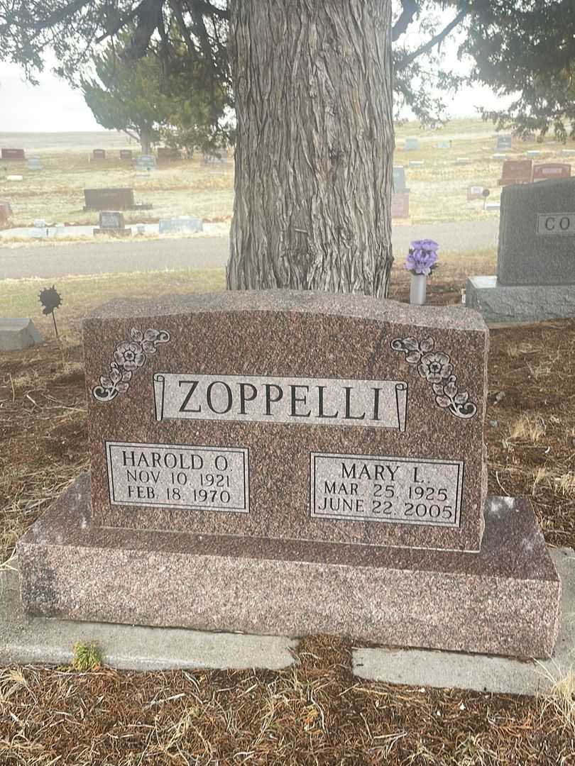 Harold O. Zoppelli's grave. Photo 2