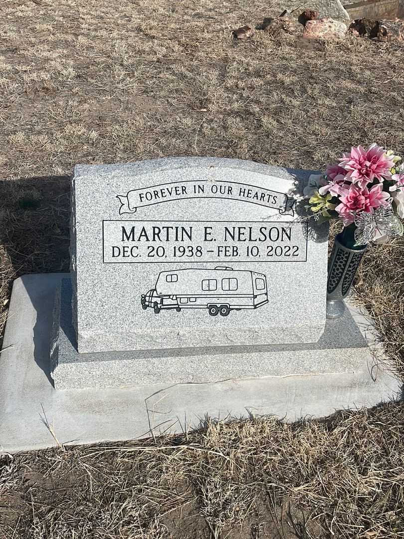 Martin E. Nelson's grave. Photo 2