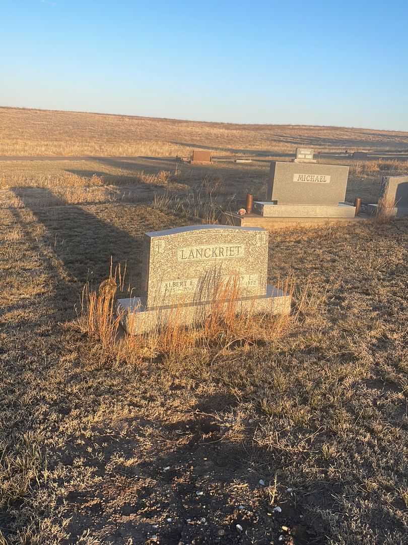 Albert E. Lanckriet's grave. Photo 1