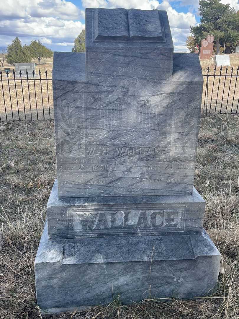 W. H. Wallace's grave. Photo 2