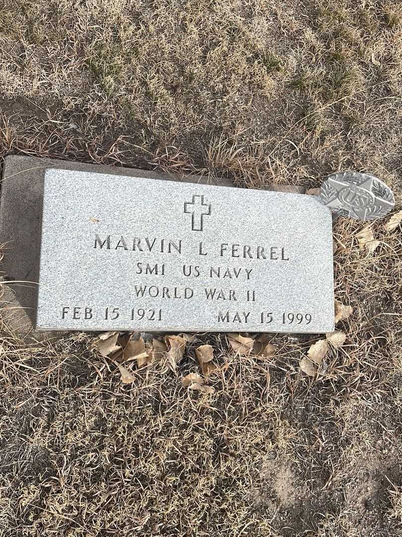 Marvin L. Ferrel's grave. Photo 3