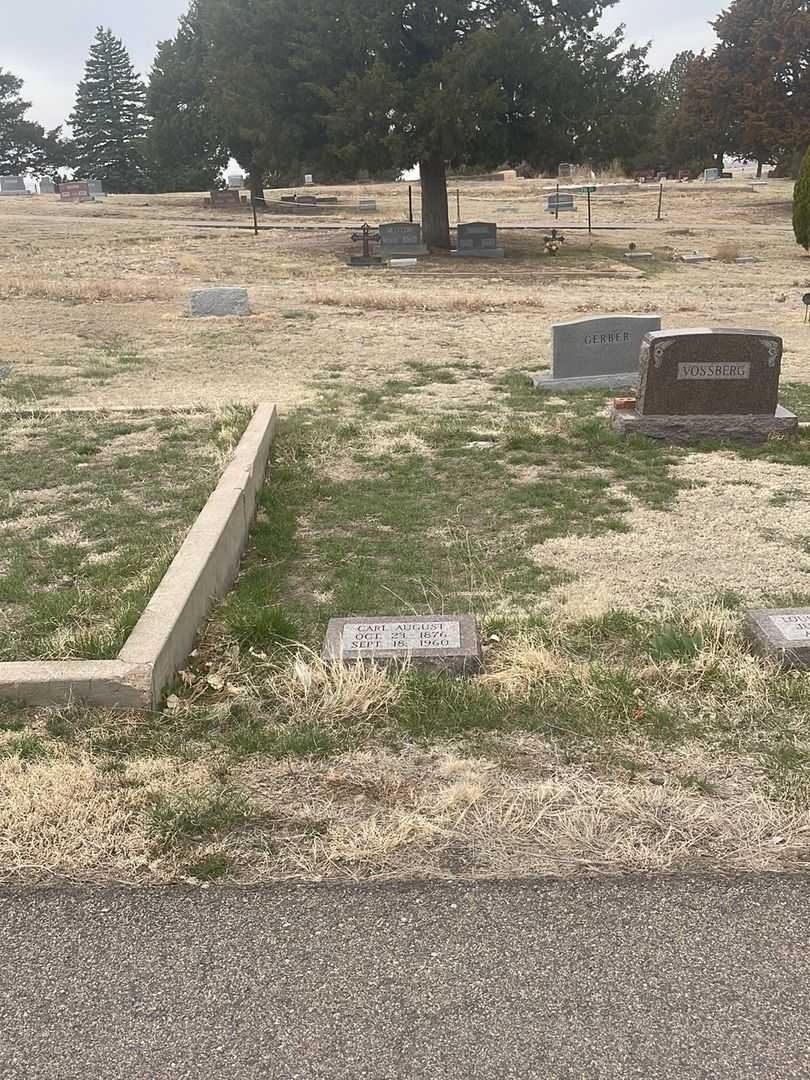 Carl August Vossberg's grave. Photo 2