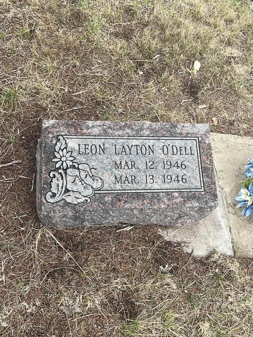Leon Layton O'Dell's grave. Photo 2