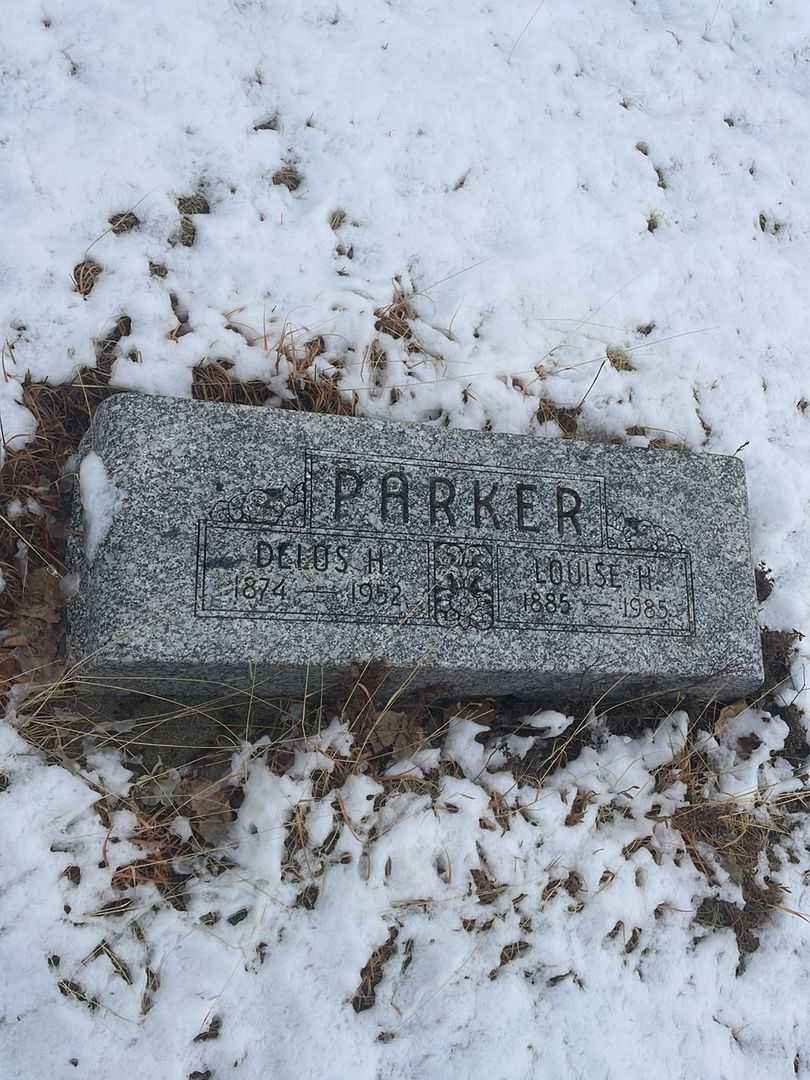 Delos H. "Doc" Parker's grave. Photo 2