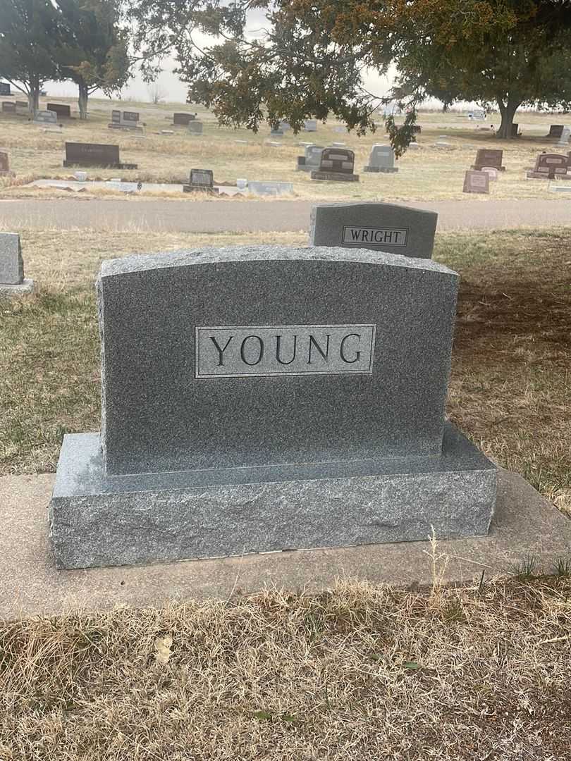 Helen G. Young's grave. Photo 1