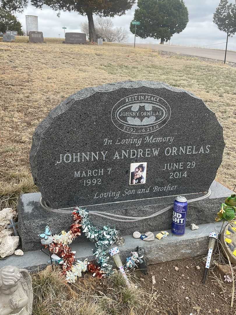 Johnny Andrew Ornelas's grave. Photo 2