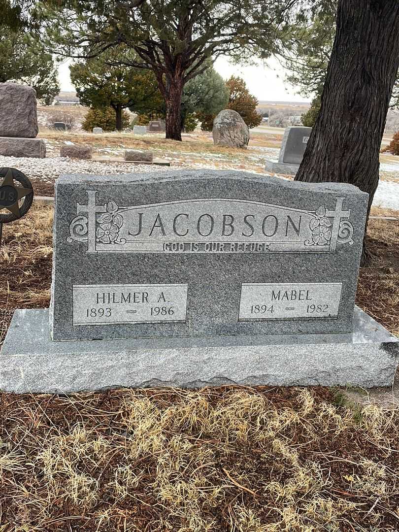 Mabel Jacobson's grave. Photo 2