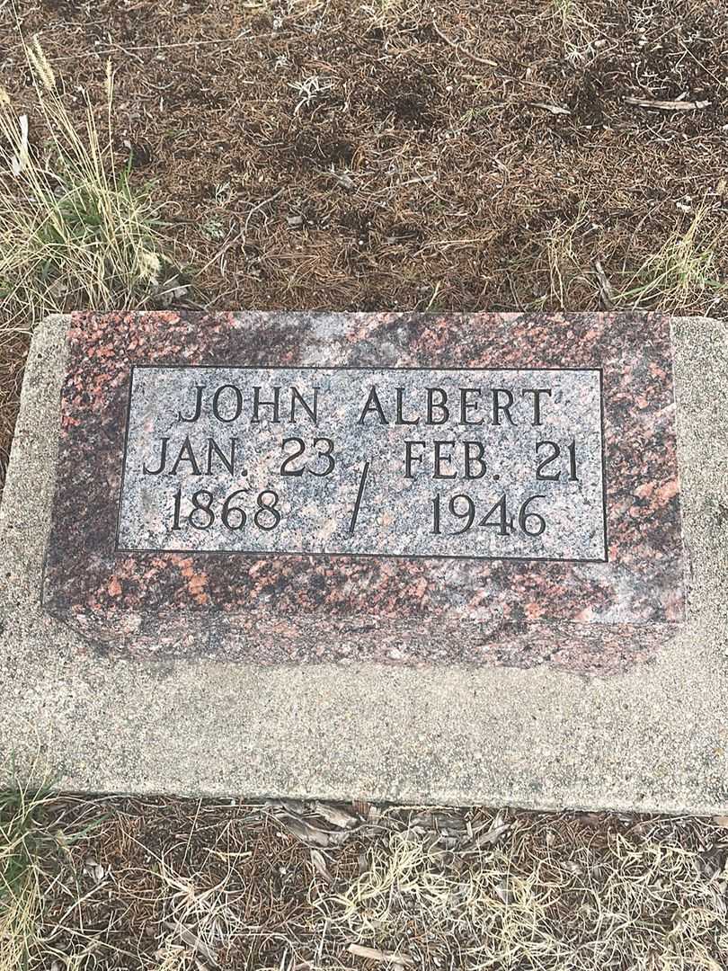 John Albert Theiss's grave. Photo 3