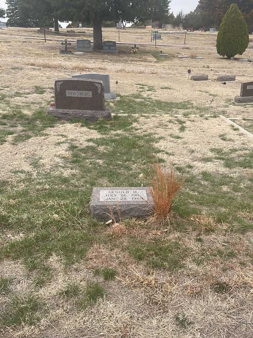 Arnold H. Vossberg's grave. Photo 2